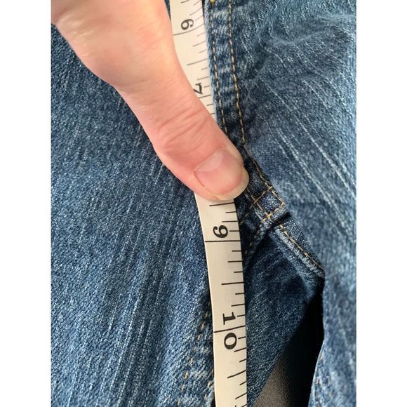 Eddie Bower High Rise Straight Leg Medium Wash Classic Fit Jeans 6 - Picture 4 of 10